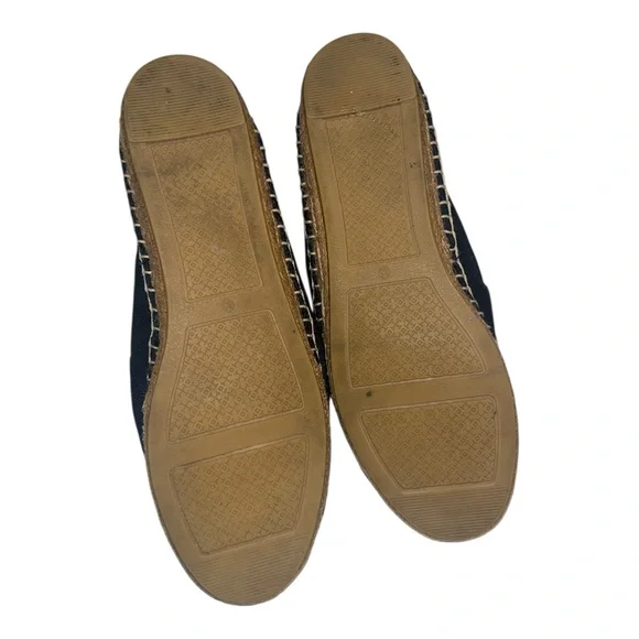 Tory Burch Navy Blue Espadrille Loafers - Picture 6 of 12